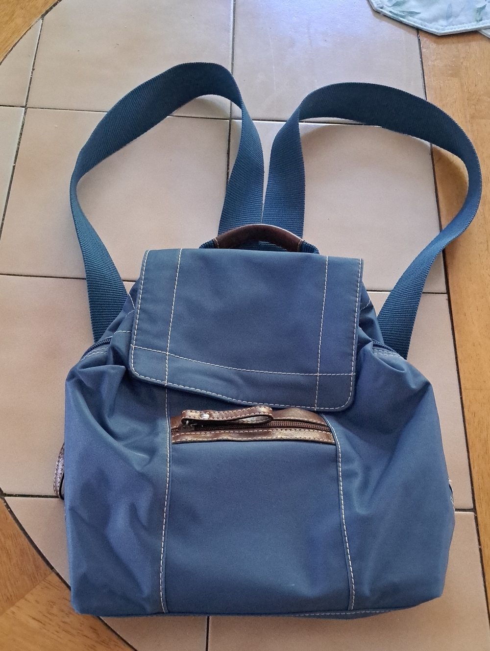 NINE WEST 1Blue Woman's Purse Backpack -